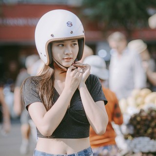 Mũ bảo hiểm 3/4 Sunda 390