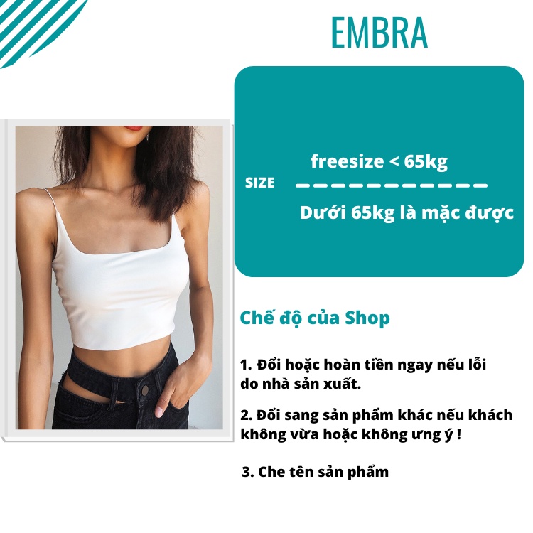 áo Bra trơn dây mảnh mã EBALB10