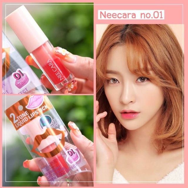 [ HÀNG CÓ SẴN ] SON NEE CARA TINT BÓNG "2 TONE LIQUID LIPSTICK" | BigBuy360 - bigbuy360.vn