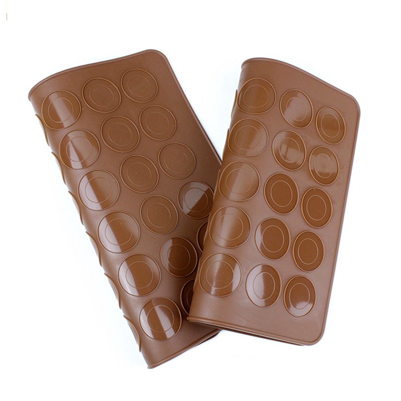 Khuôn Silicone 30 Ô Làm Bánh Macaroon