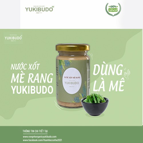 Nước sốt mè rang Yukibudo chính hãng 1 hộp 300ml