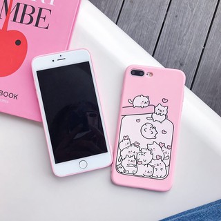 ỐP LƯNG MÈO BÌNH SỮA - ỐP IPHONE DẺO - a128