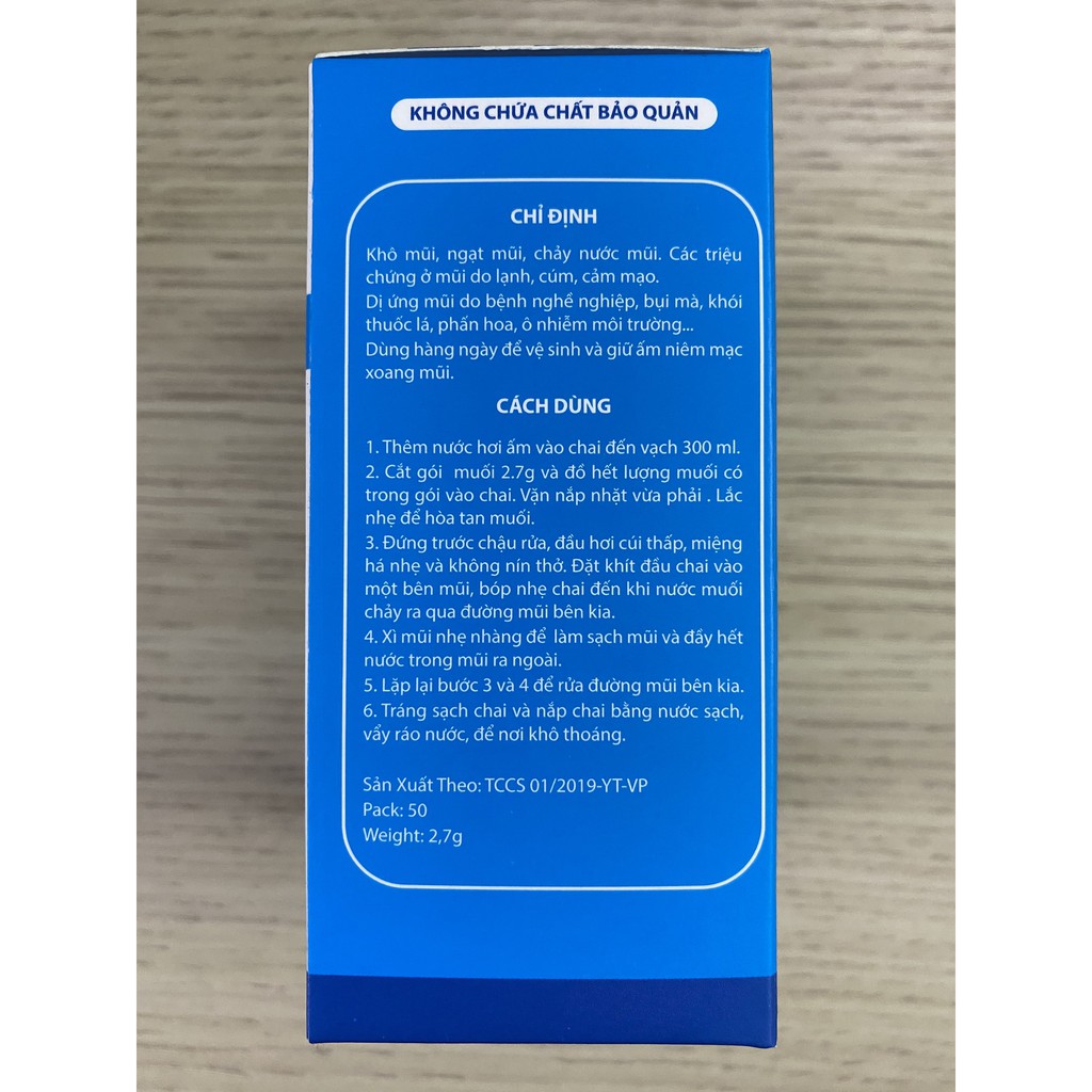 Muối Rửa Mũi Xoang Tự Nhiên Bebemarks,Ngạt Khô,Chảy Nước Mũi Cho Bé,Phụ Nữ Có Thai. Nhập Khẩu New Zealand