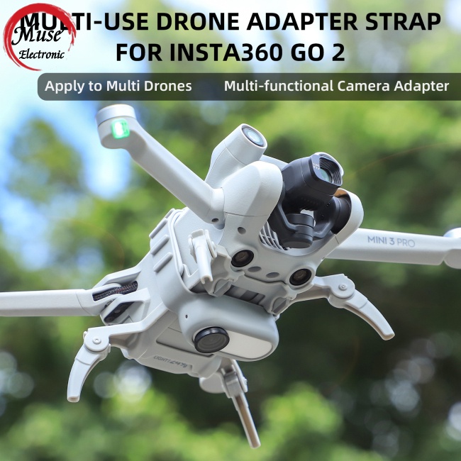 Dây Đeo Gắn Máy Ảnh Bằng Silicone Mở Rộng Đa Năng Cho Dji Mini3 Pro Insta360 Go2