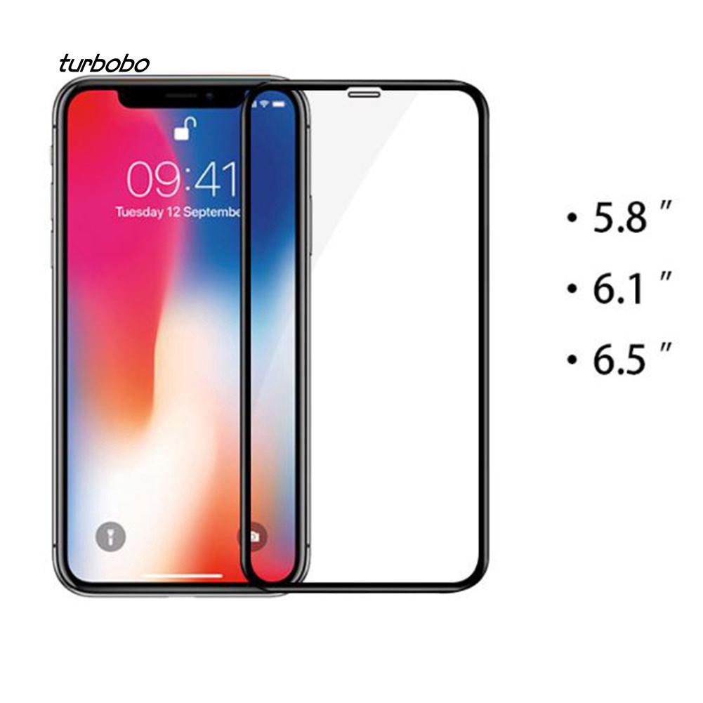 Kính Cường Lực 5D Viền Cong Bảo Vệ Màn Hình Điện Thoại iPhone XS Max XR