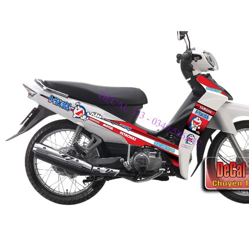 Tem Rời SIRIUS DOREMON ĐỎ 890001 (Tem Chế 3 Lớp Chống Phai Màu)