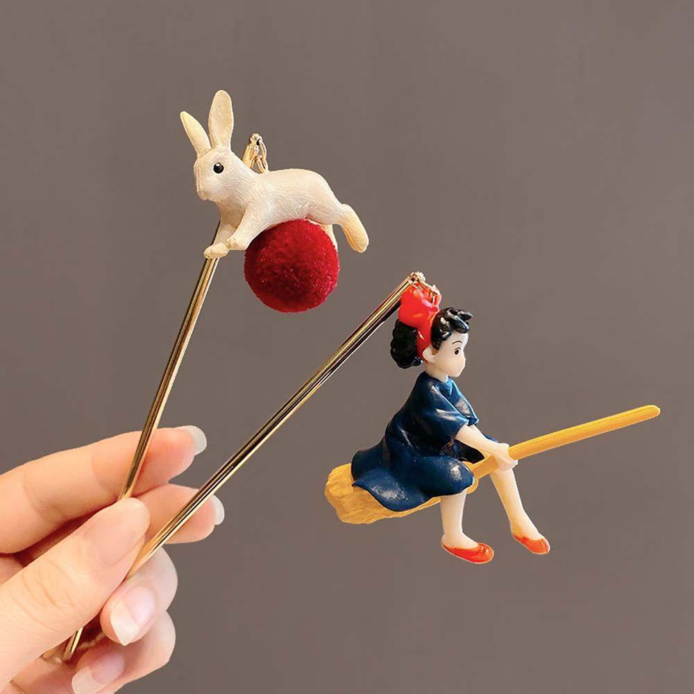 Trâm Cài Tóc Trung Hoa Hình Thỏ / Phù Thủy Ngọt Ngào Sáng Tạo