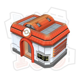 Mô hình giấy Anime Pokemon Center