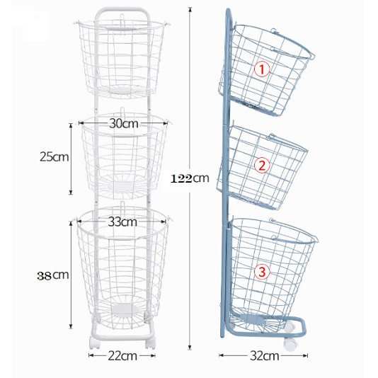 Giá để đồ Sa Maison bằng sắt sơn tĩnh điện