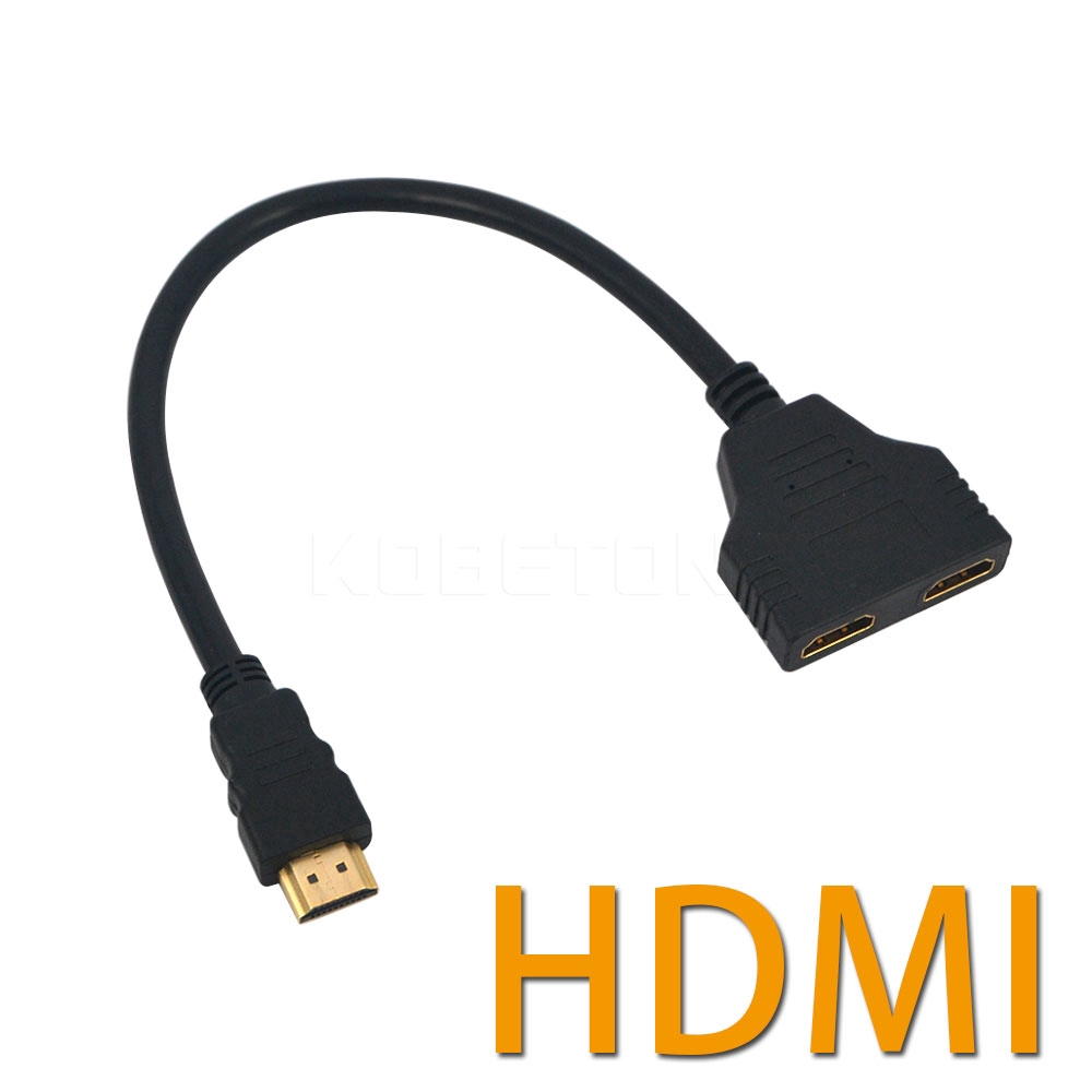 Cáp Chuyển Đổi Từ 1 Sang 2 Hdmi 1080p Cho Video Tv Hdtv