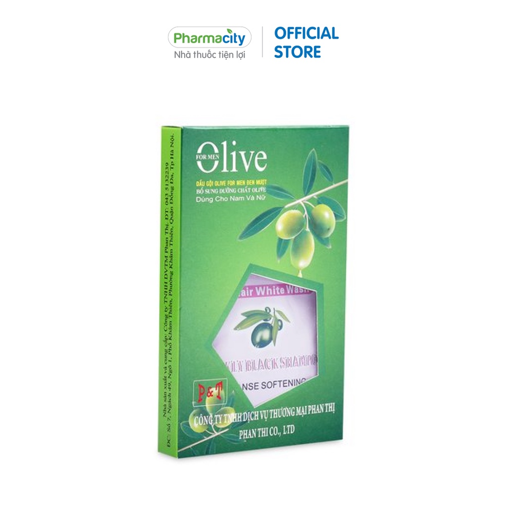 Dầu gội Enesti dưỡng tóc đen mượt Olive (25ml)