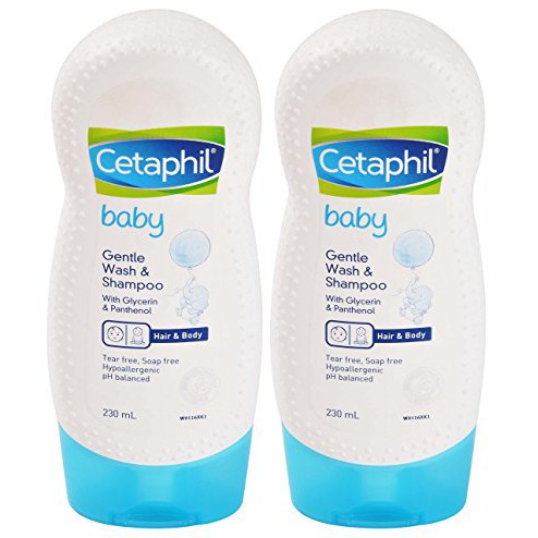 Sữa Tắm Và Gội Cho Bé Cetaphil Gentle Wash Shampoo Hair Body 230ml