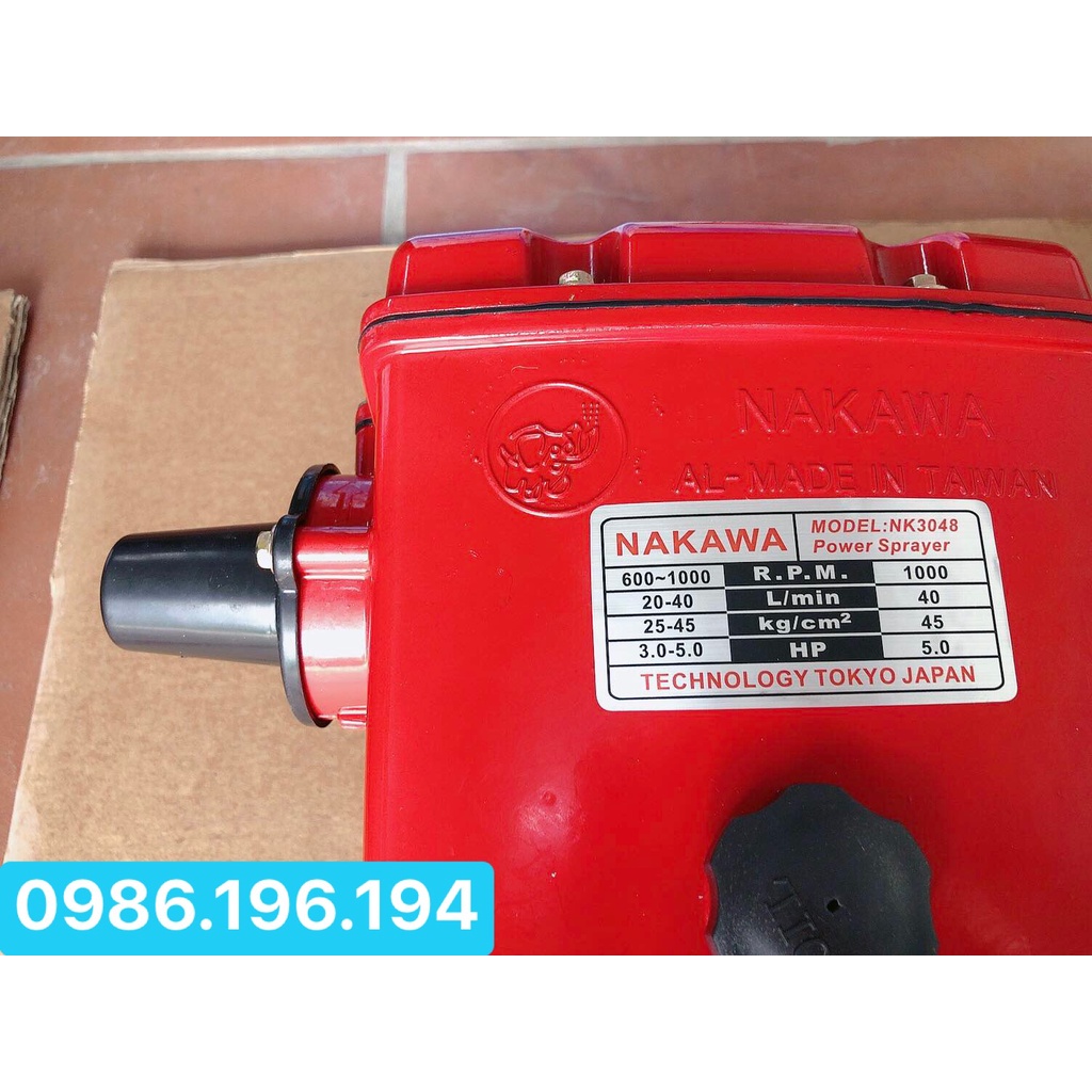 Đầu 48 rửa xe NAKAWA  .Đầu xịt áp lực chuyên rửa xe máy-ô tô . Hàng Loại 1.