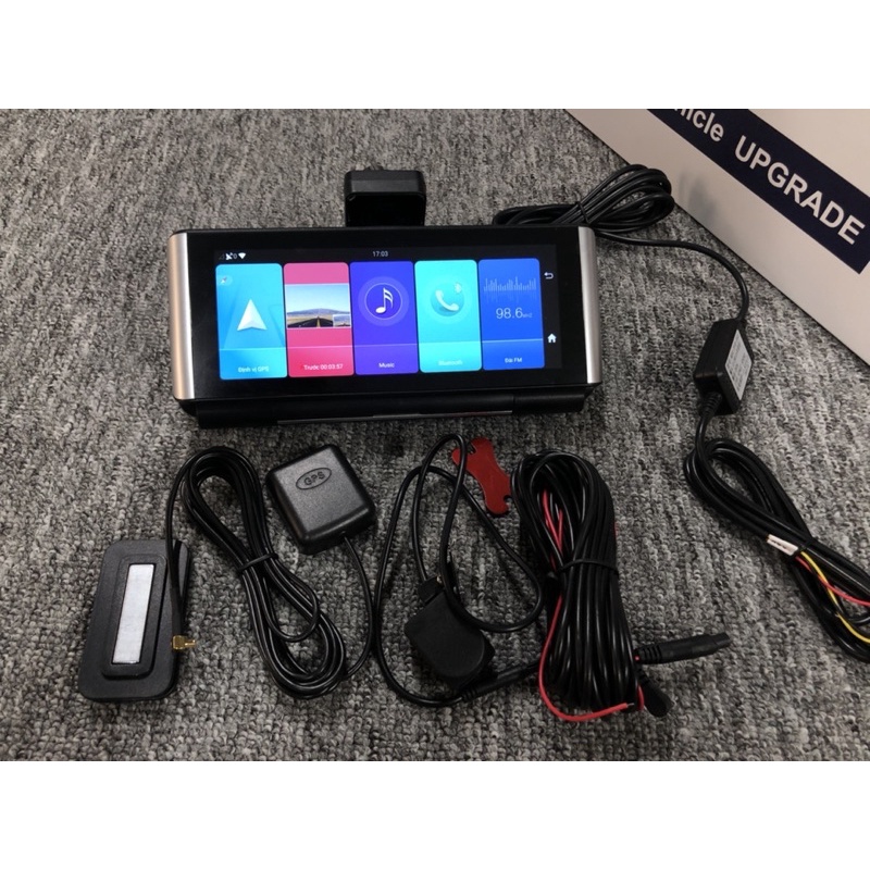 Camera Hành trình S800 màn hình cảm ứng 7inh để trên taplo Cao Cấp