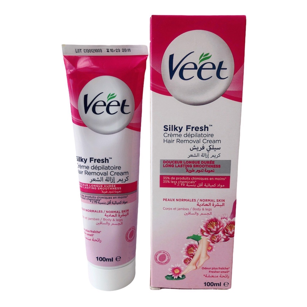 Kem tẩy lông Veet Silky Fresh Hair Removal Cream Normal Skin 100ml