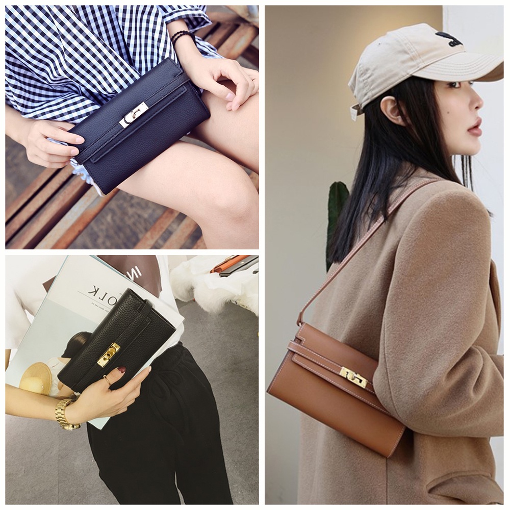 Túi xách nữ dáng ví dài 2 trong 1phong cách Hàn Quốc giá rẻ Capucha T169
