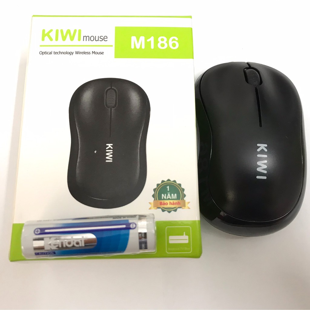 Chuột không dây Kiwi M186, chất lượng đảm bảo.