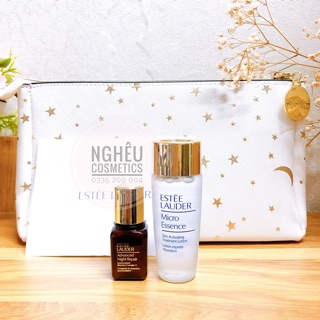 COMBO NƯỚC THẦN + SERUM ESTEE LAUDER SE LỖ CHÂN LÔNG CHỐNG LÃO HOÁ MINI