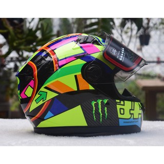 FS50K- (BẢO HÀNH 1 năm) MŨ PHƯỢT FULLFACE agu~ ĐA SẮC+SỪNG BATMAN