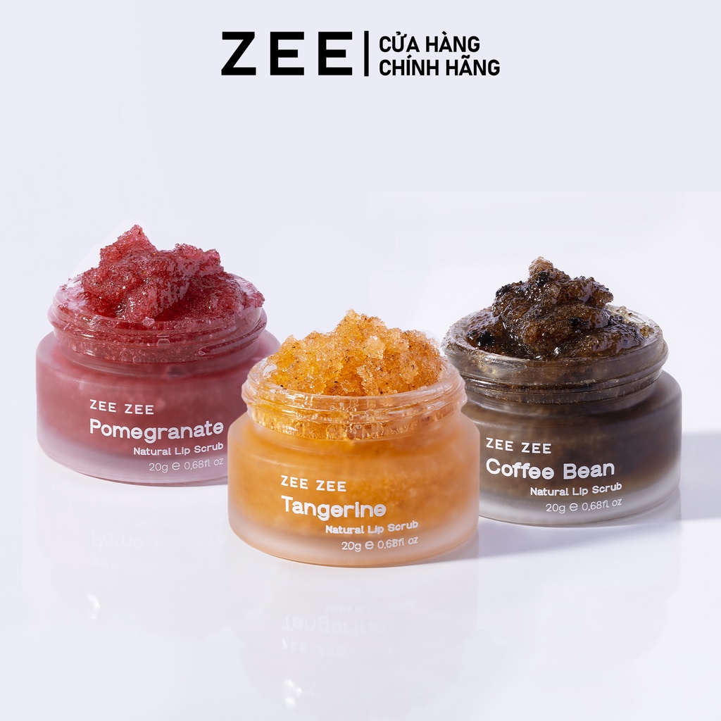 Bộ sưu tập Tẩy da chết môi ZEE ZEE nuôi dưỡng giúp môi hồng hào mềm mịn 20g