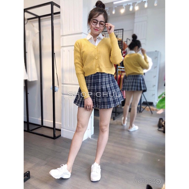 Hàng có sẵn_ Khoác len lửng Quảng Châu