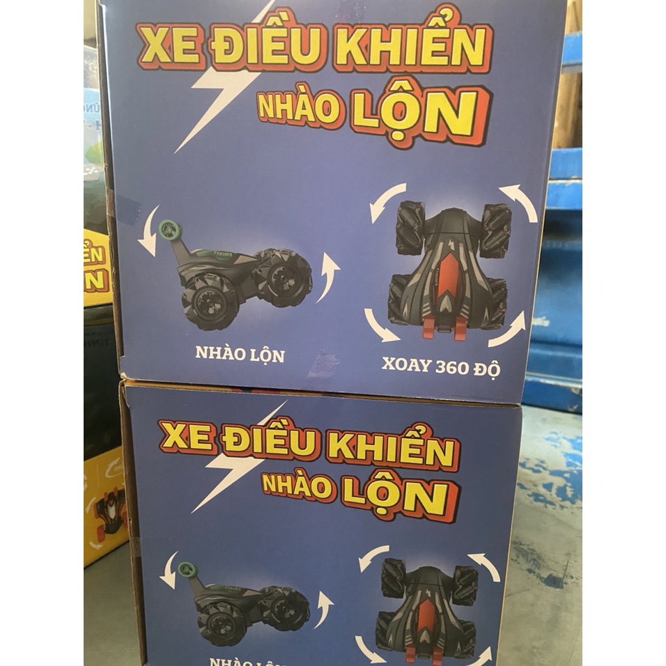 Xe Điều Khiển Lộn Nhào Quà Tặng Enfa