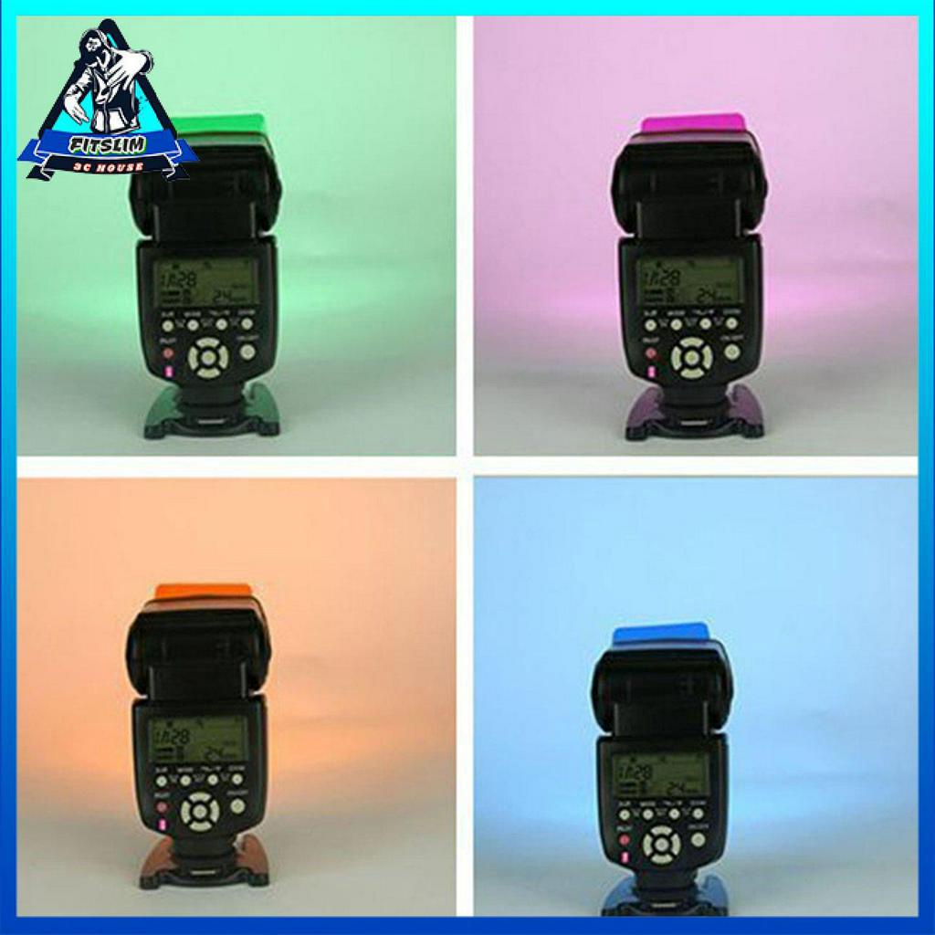 Bộ lọc màu 20PCS cho máy ảnh Phụ kiện đèn flash hàng đầu Bộ lọc ánh sáng đèn flash Gels