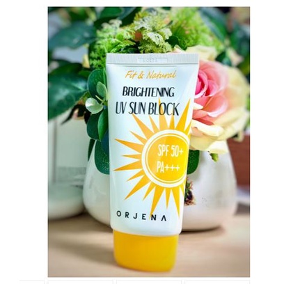 Kem Chống Nắng Fit &amp; Natural BRIGHTENING UV SUN BLOCK ORJENA SPF50+ PA++++