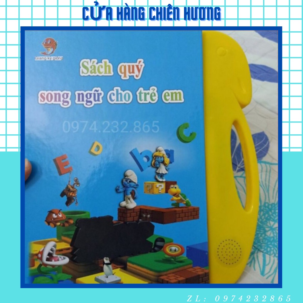 Sách điện tử song ngữ anh _ việt cho bé ( tặng kèm bút)