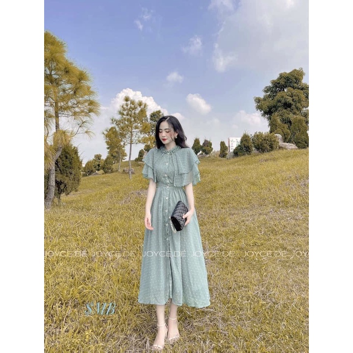✨Đầm maxi voan bọt 4 màu