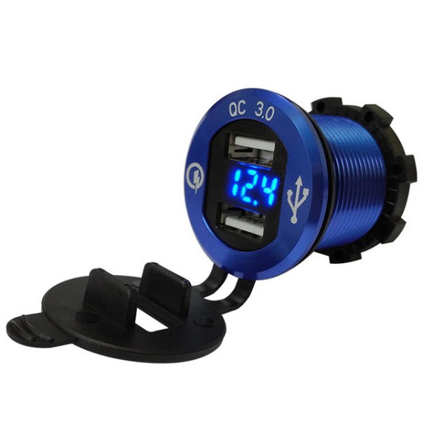 Củ sạc nhanh QC 3.0 cho điện thoại dùng trên xe máy / xe hơi | BigBuy360 - bigbuy360.vn