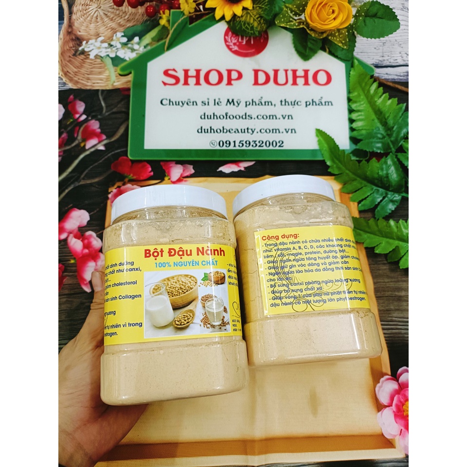 Bột Đậu Nành Rang Xay 500gr - Đồ Ăn Vặt Giá Rẻ DuHo