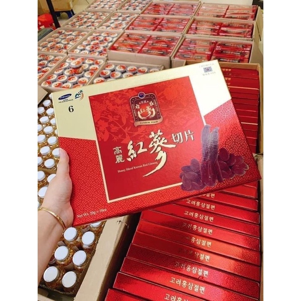 Sâm lát tẩm mật ong Hàn Quốc