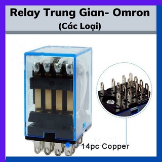 Relay, rơ le omron, relay omron 220v 12v 24v, rơ le trung gian, relay trung gian [Hàng Xịn]