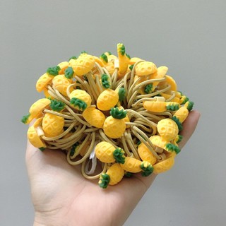 Set 5 Dây cột tóc hình quả dứa cute