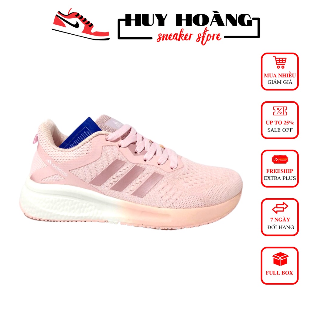 Giày Thể Thao Sneaker Nữ 𝐀𝐝𝐢𝐝𝐚𝐬 Siêu Nhẹ - Giày 𝐀𝐝𝐢𝐝𝐚𝐬 Nữ Thời Trang Màu Hồng Cao Cấp Cực Đẹp