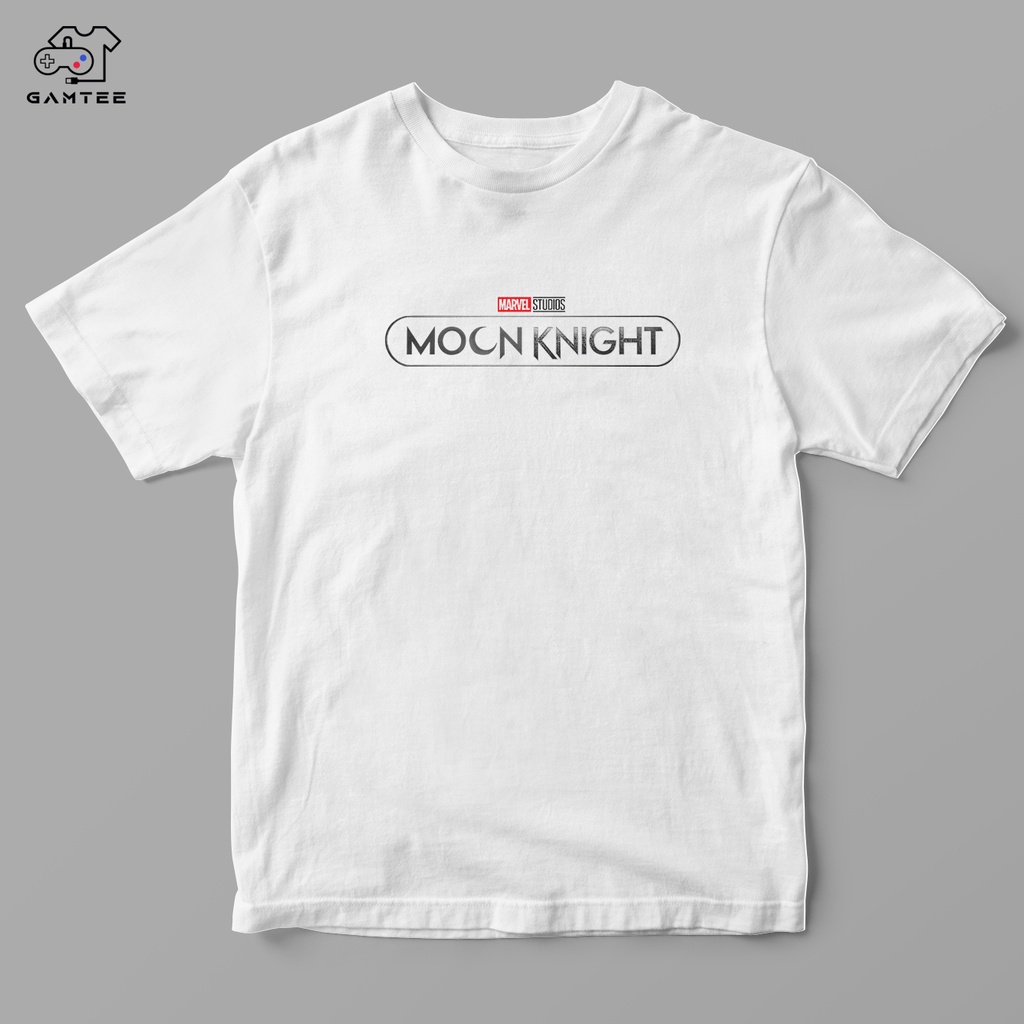 Áo thun in hình Moon Knight Marvel, áo thun tay ngắn, cổ tròn, chất liệu cotton-MV11-GAMTEE