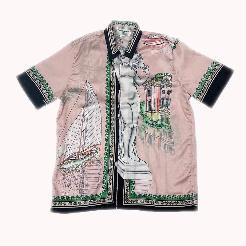 Áo sơ mi Casablanca 50 lago de casa shirt ss21