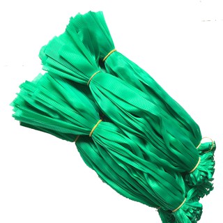 1kg túi lưới bọc chậu trồng hoa lan, lưới bao trái cây loại nhỏ, rộng 25cm, màu xanh