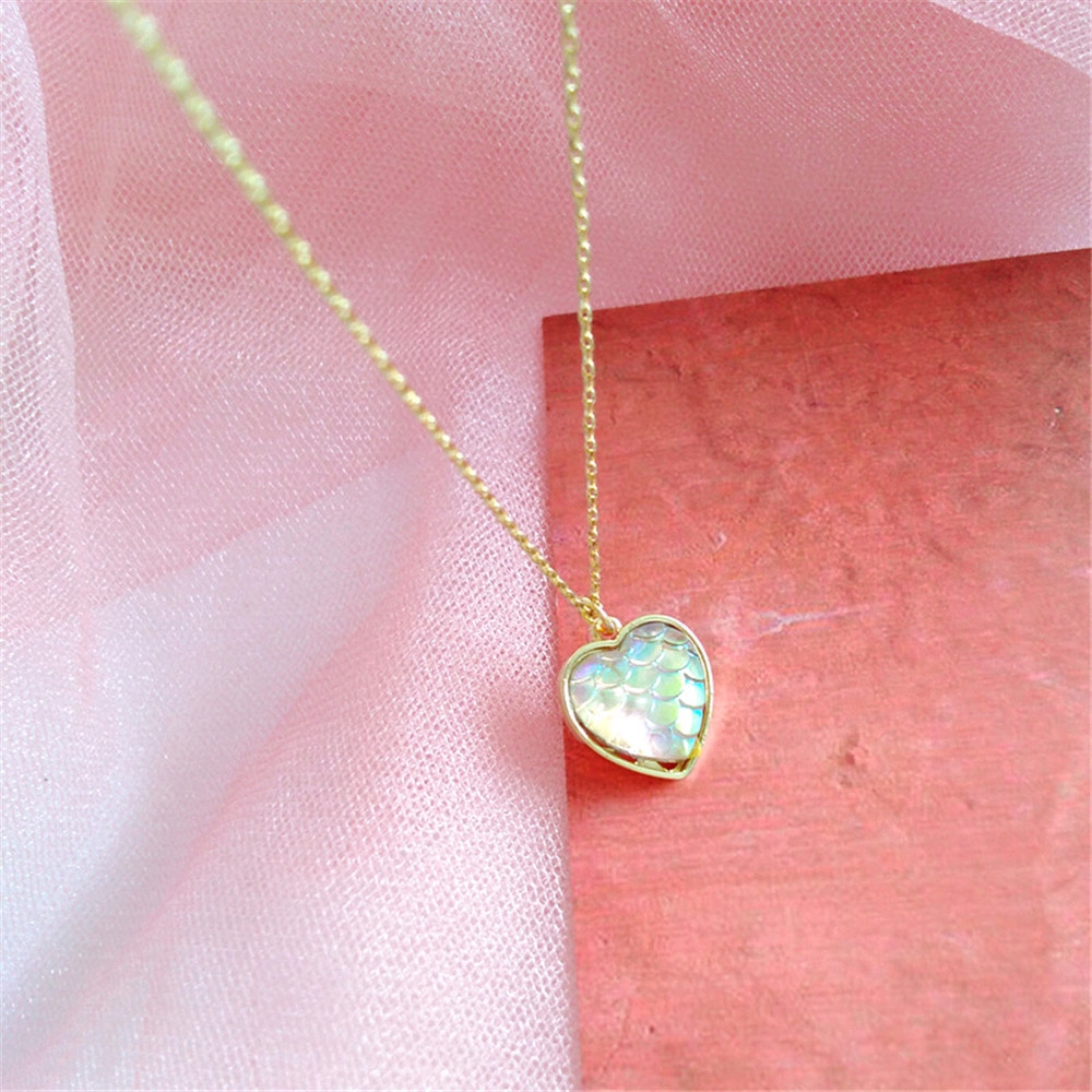 COD Dây Chuyền Hợp Kim Mặt Hình Trái Tim Xinh Xắn Cho Nữ