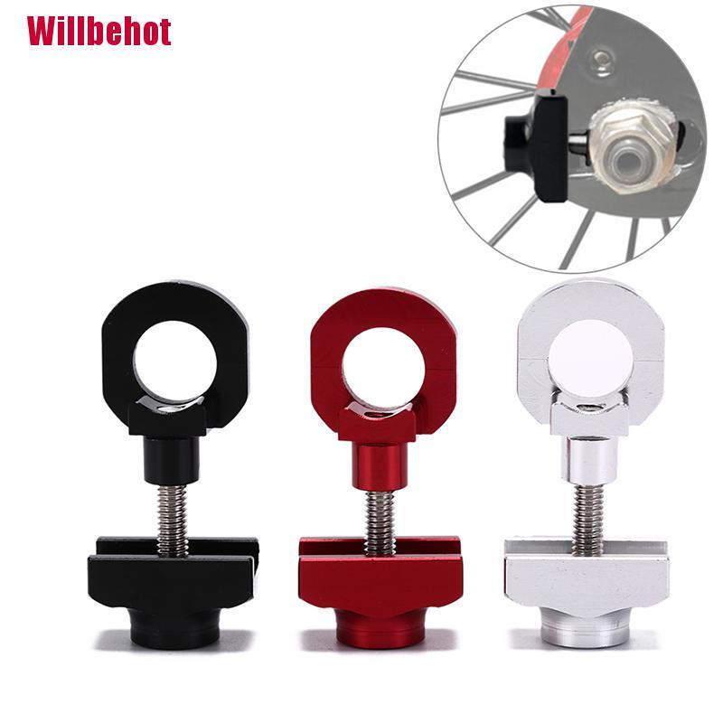 [Willbehot] Bicycle Chain Adjuster Tensioner Aluminum Alloy Bolt For Bike Single Speed [Hot]