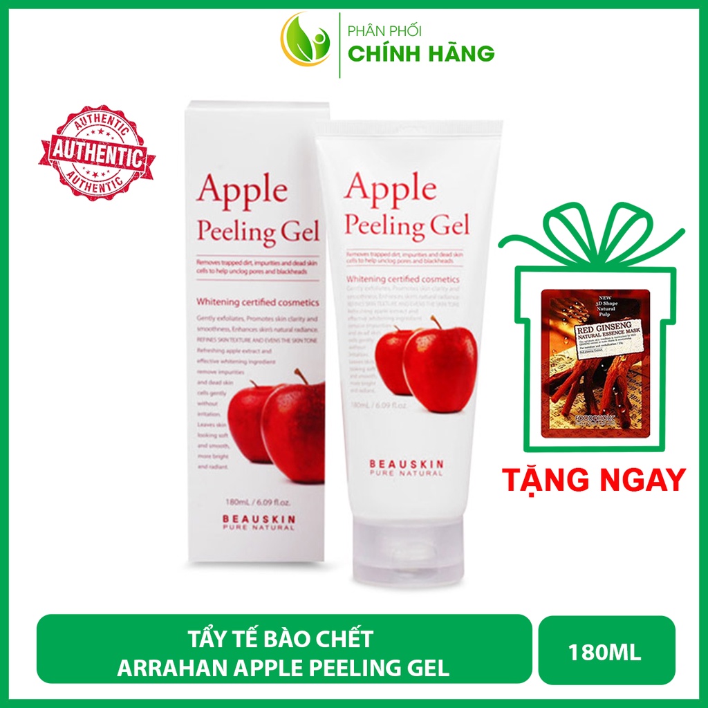 Tẩy tế bào chết táo đỏ Arrahan Apple White Peeling Gel Hàn Quốc 180ml