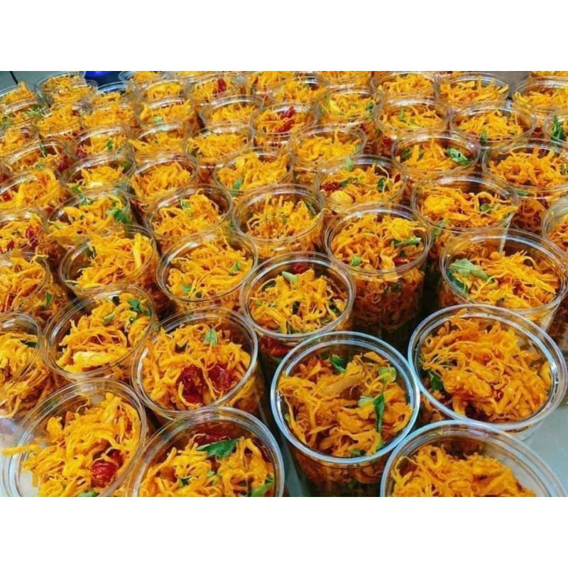 Khô gà lá chanh cay cay bao ngon hủ pet | BigBuy360 - bigbuy360.vn