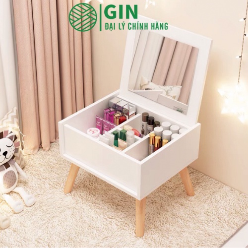 Bàn Trang Điểm Mini Đa Năng có thể làm tủ đầu giường IGA - GP152