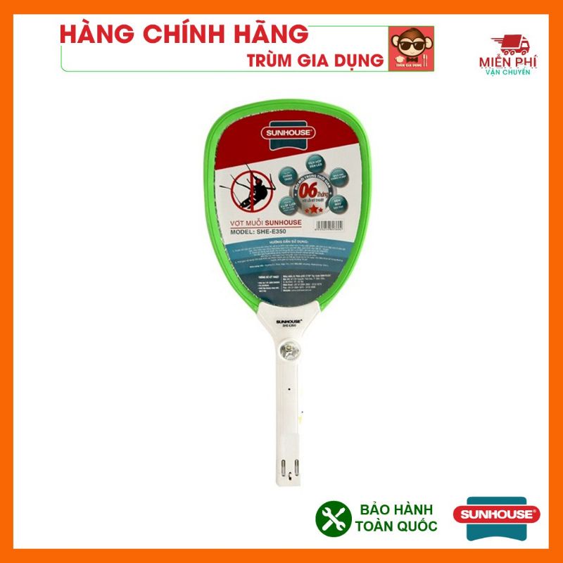 Vợt muỗi SUNHOUSE chính hãng E 350,E400