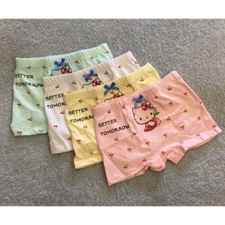 Quần chíp đùi Hello Kitty hoa