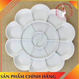 Khay pha màu hoa đào 18cm rẻ đẹp