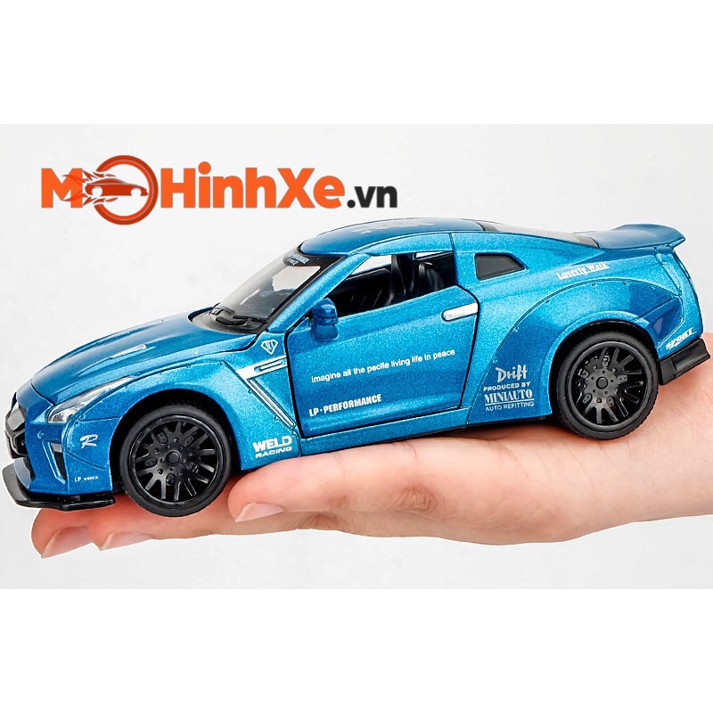 MÔ HÌNH XE NISSAN GT-R LIBERTY WALK 1:32 MINI AUTO