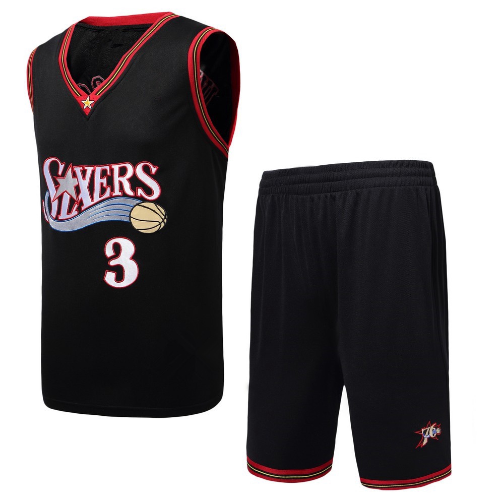 Bộ đồng phục cầu thủ bóng rổ Jersey Iverson No. 3 76