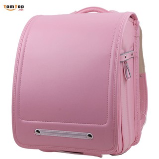 ( chính hãng) Cặp chống gù lưng cao cấp Nhật Bản Randoseru khóa tự động, phản quang an toàn cho bé tiểu học